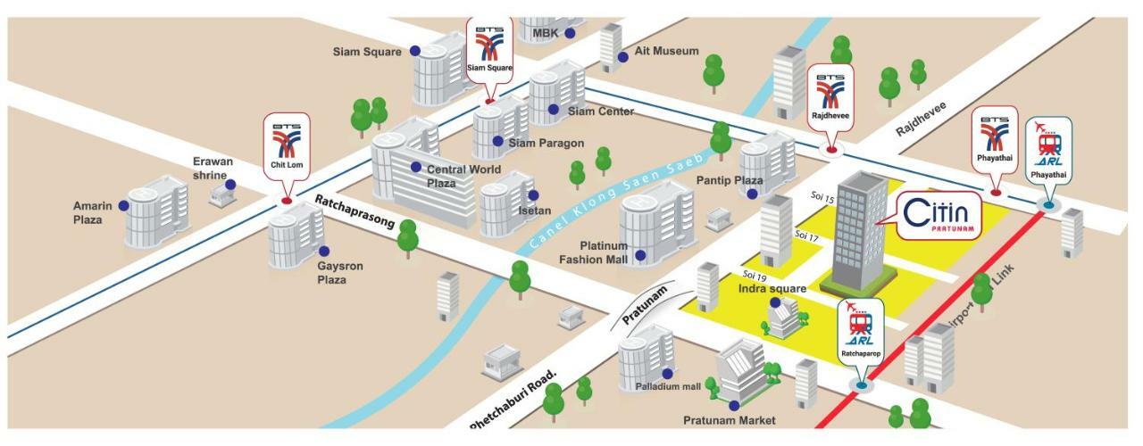 Citin Pratunam Bangkok By Compass Hospitality Eksteriør billede